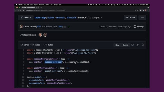 Touring the codebase | Tasks App | Slack Platform смотреть онлайн