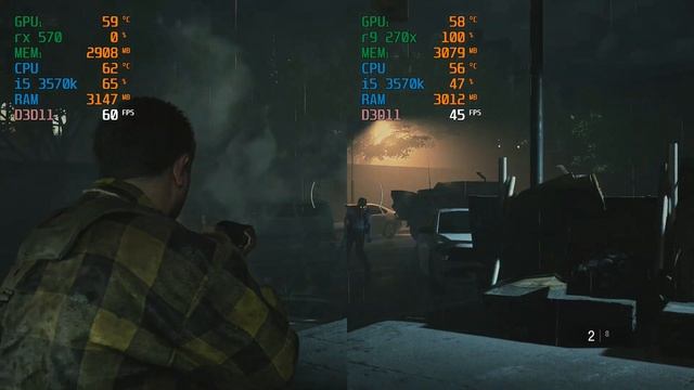 Rx570 Vs R9 270x Gameplay