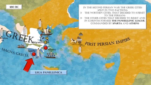 Greco-Persian Wars in 5 minutes lesson смотреть онлайн