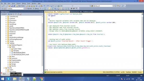 PL/SQL Triggers - CREATE TRIGGER (Transact-SQL) - Triggers SQL Server
