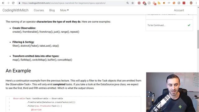 Operators in RxJava and RxAndroid смотреть онлайн