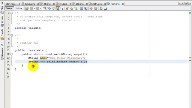 Java CharAt String Function смотреть онлайн