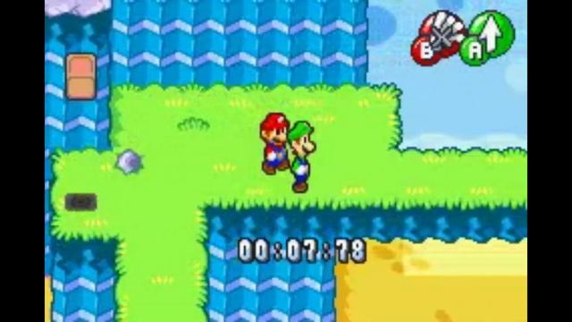 Mario & Luigi Superstar Saga walkthrough (GBA) #19 - Beanstar piece. смотреть онлайн