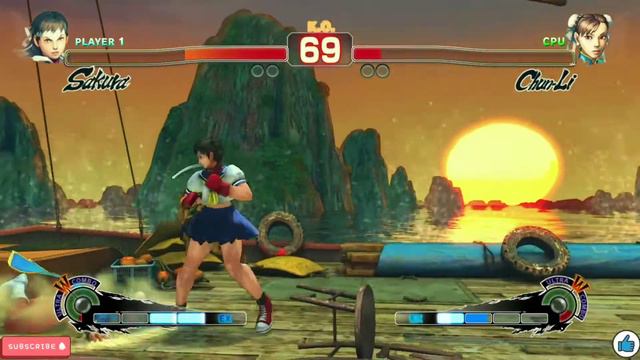 (Japanese Voice) Sakura vs Chun-Li Fight - Ultra Street Fighter 4 смотреть онлайн