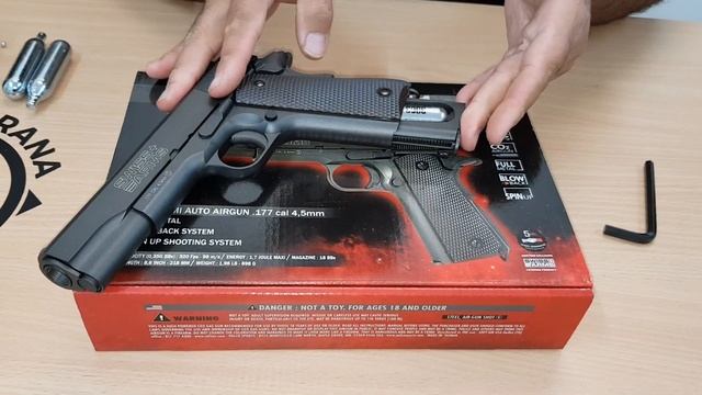 Pistola CO2 Swiss Arms P1911 смотреть онлайн