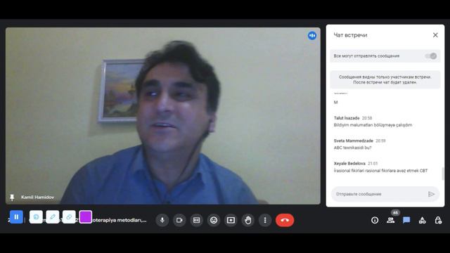 Onlayn Təlim 21: Ən çox istifadə olunan PSİXOTERAPİYA METODLARI, psixoloq Kamil Həmidov смотреть онлайн