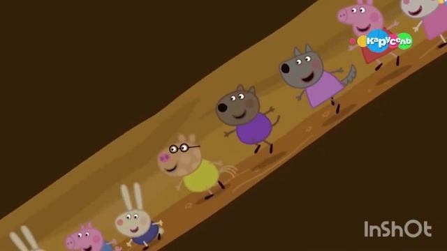 Свинка Пеппа. Анонс канала Карусель Зима 2017 смотреть онлайн