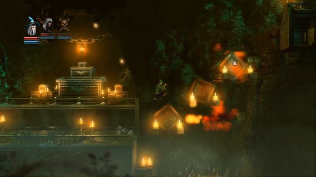 Trine • Прохождение #1 • Знакомство с воровкой, рыцарем и магом смотреть онлайн