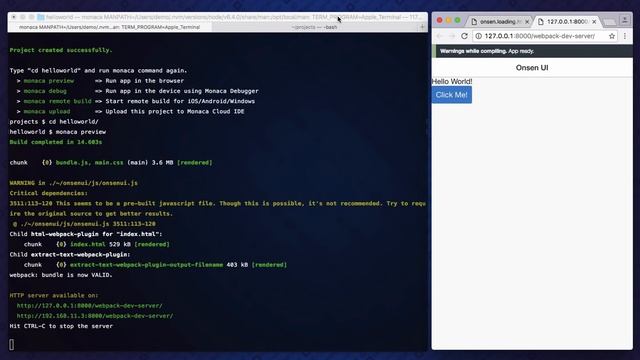 Hybrid app tutorial: Getting started with Onsen UI 2 framework смотреть онлайн