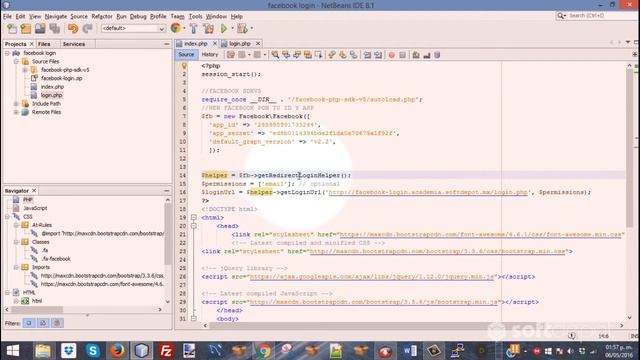 Facebook Login con PHP sdkv5 obtener: email, imagen, nombre, id, género смотреть онлайн