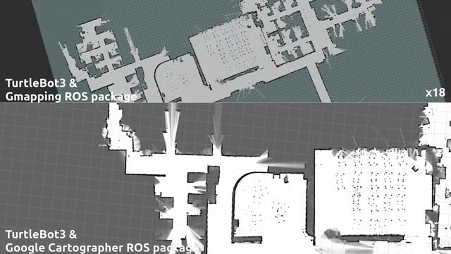 TurtleBot3 09 SLAM using Gmapping and Cartographer смотреть онлайн