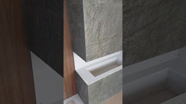 Монтаж панелей Samplestone на камин смотреть онлайн