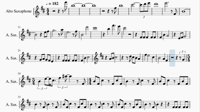 Alto Sax Sheet Music: How to play The Mandalorian (AtinPiano Cover) by Ludwig Goransson смотреть онлайн