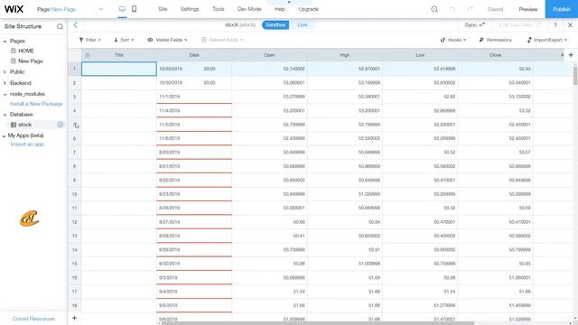 Wix Database Collection - Import/Export CSV File смотреть онлайн