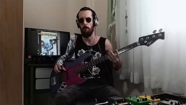 Cyberpunk 2077 - Chippin'in - Samurai (Refused) - Bass Cover смотреть онлайн