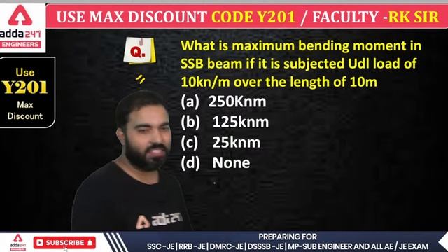 RSMSSB JE/UKPSC JE/UPRVUNL JE | Civil + Mechanical Engg. | Auto CAD + SOM + FM смотреть онлайн