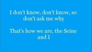 The Seine - A monster in Paris Lyrics (In English)