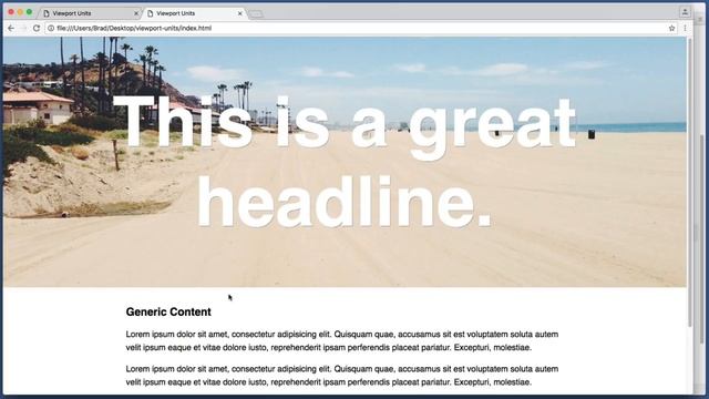 Viewport Units Tutorial: The Magical CSS Unit of Measurement 2019 смотреть онлайн
