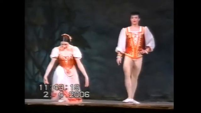 Вставное Па-де-де балет Жизель - балерина Маргарита Андреева