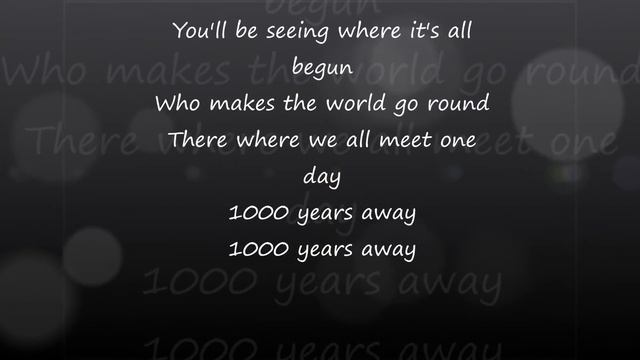 Andi Deris - 1000 Years Away (Lyrics) смотреть онлайн