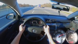 2005 VW Passat Variant 2.0 FSI 150 PS TOP SPEED AUTOBAHN DRIVE POV