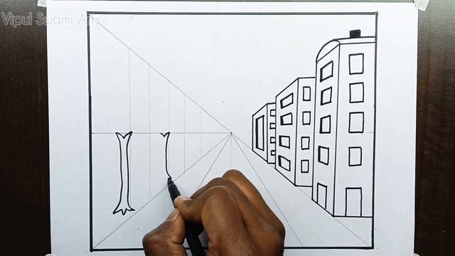 Easy One Point Perspective Drawing - 1 Point Perspective Drawing смотреть онлайн