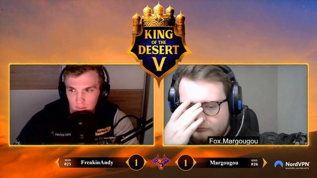 FreakinAndy vs Margougou King of the Desert 5 Group B Elimination Match смотреть онлайн