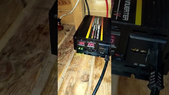 Как работает инвертор с 12 на 220? Тест при нагрузке 2 КВ.