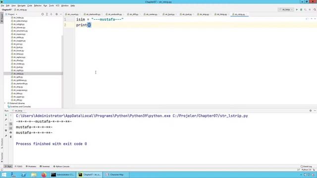 Python 3 Dersleri 81 - Metin Fonksiyonları - rstrip Fonksiyonu смотреть онлайн