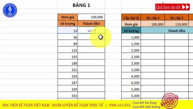 Tự Học Excel - Hướng Dẫn Cố Định Vùng Trong Excel Bằng Phím F4 - #4 смотреть онлайн