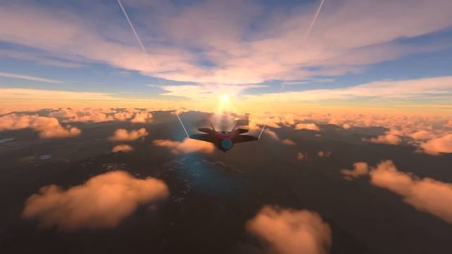 Microsoft Flight Simulator | F 22 Raptor | 5120x1440 | 32:9 смотреть онлайн