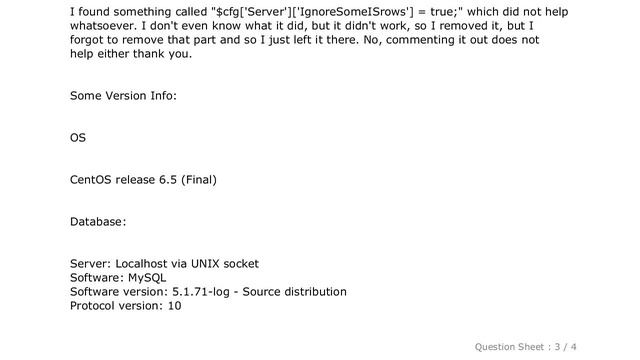 MySQL : phpMyAdmin EXTREMELY slow when loading innoDB database main page смотреть онлайн