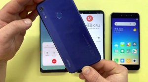 Incoming Call Samsung S10+ & Xiaomi Redmi 9C NFC / Outgoing Call Honor 8A & Redmi Note 5A
