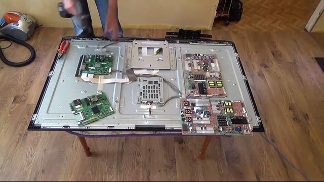Замена плат на телевизоре LG 55 LE5300 смотреть онлайн