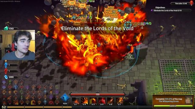 Dropping Nuclear Warheads On Goblins In SoulStone Survivors смотреть онлайн