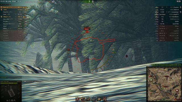 AMX 50 B, Песчаная река, Стандартный бой смотреть онлайн