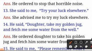 Oxford Current English Grammar Exercise 83 | Direct and Indirect Speech | Narration | grammar