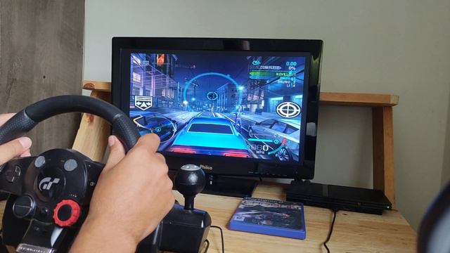 Need For Speed Carbon PS2 / Testando no Volante logitech DFGT смотреть онлайн