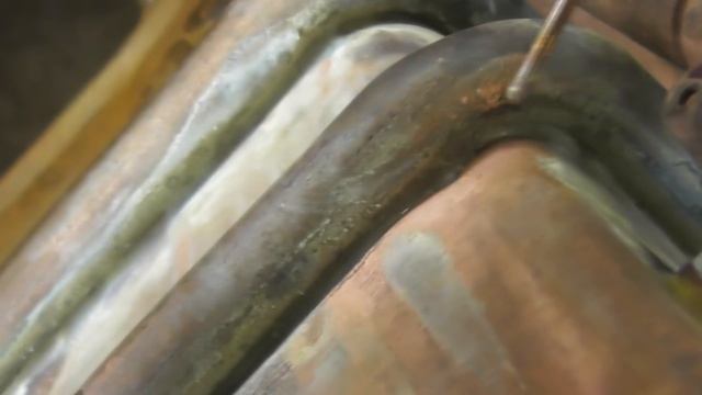 Как устранить утечку на медном радиаторе - РЕМОНТ Restoration of the copper radiator by tig welding смотреть онлайн