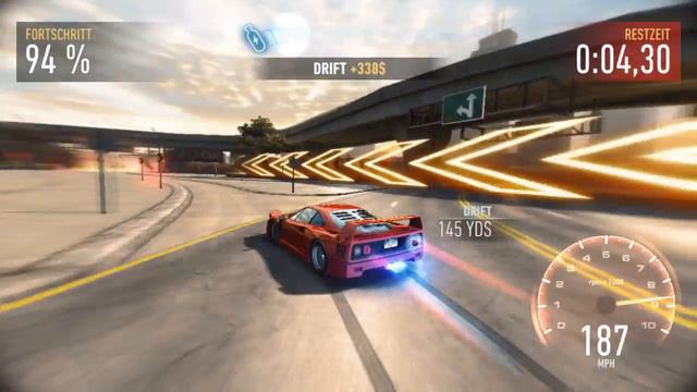 Need for Speed No Limits | Ferrari F40 GAMEPLAY смотреть онлайн