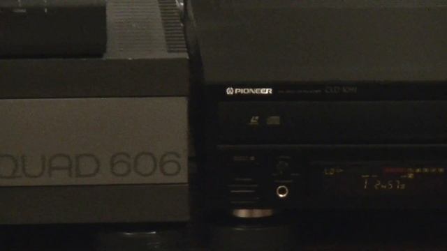 PIONEER CLD-1091 LASERDISC PLAYER + ARCAM IrDAC + QUAD 606 + JBL L112