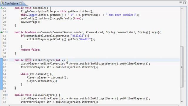 How To Make a Bukkit Plugin: Episode 19 *Methods With Parameters* смотреть онлайн