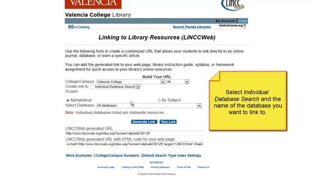 Adding a Database Link to Your Blackboard Course смотреть онлайн