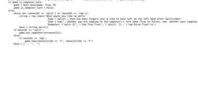 Code Review: Chopsticks game in Python смотреть онлайн