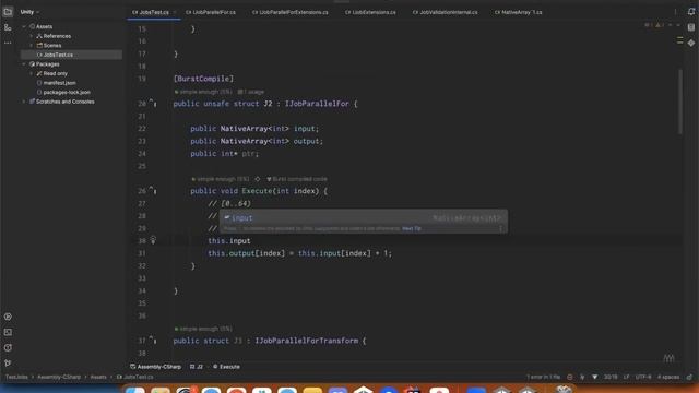 unsafecsharp: Как устроены Unity Jobs, какие бывают, как использовать смотреть онлайн