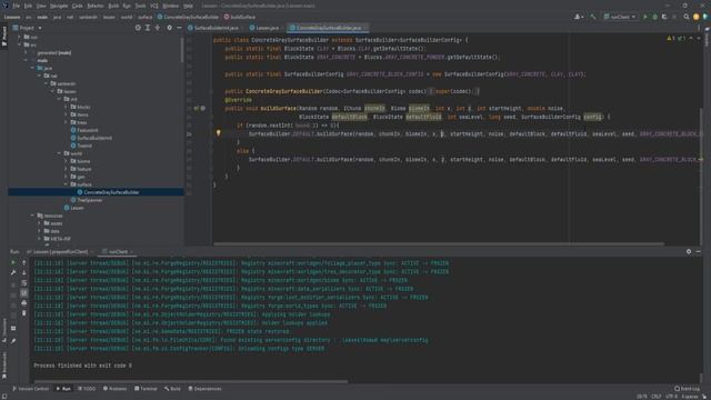Урок 11 Minecraft 1 16 5 Forge генерация поверхности смотреть онлайн