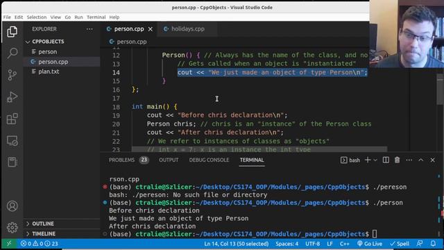 CS 174: Classes Part 1 смотреть онлайн
