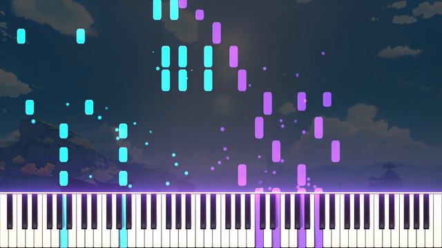 Genshin Impact OST / PV Music - Yanfei: Legal Expertise | [Piano Cover] (Synthesia)「ピアノ」 смотреть онлайн