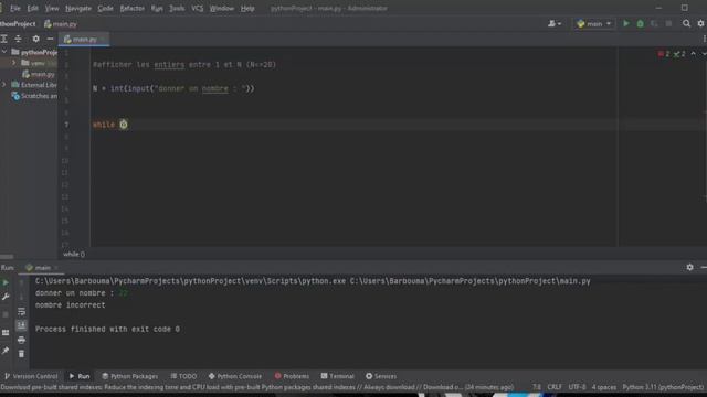 python -9- autre methode exercice1 смотреть онлайн