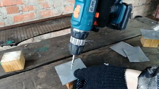 Заглушки для профильной трубы на забор. Сделал сам. смотреть онлайн